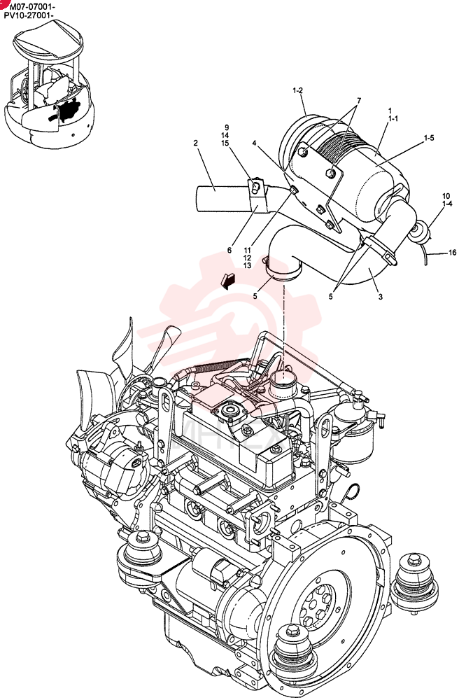 CLEANER ASSY, AIR PM11P00014F1
