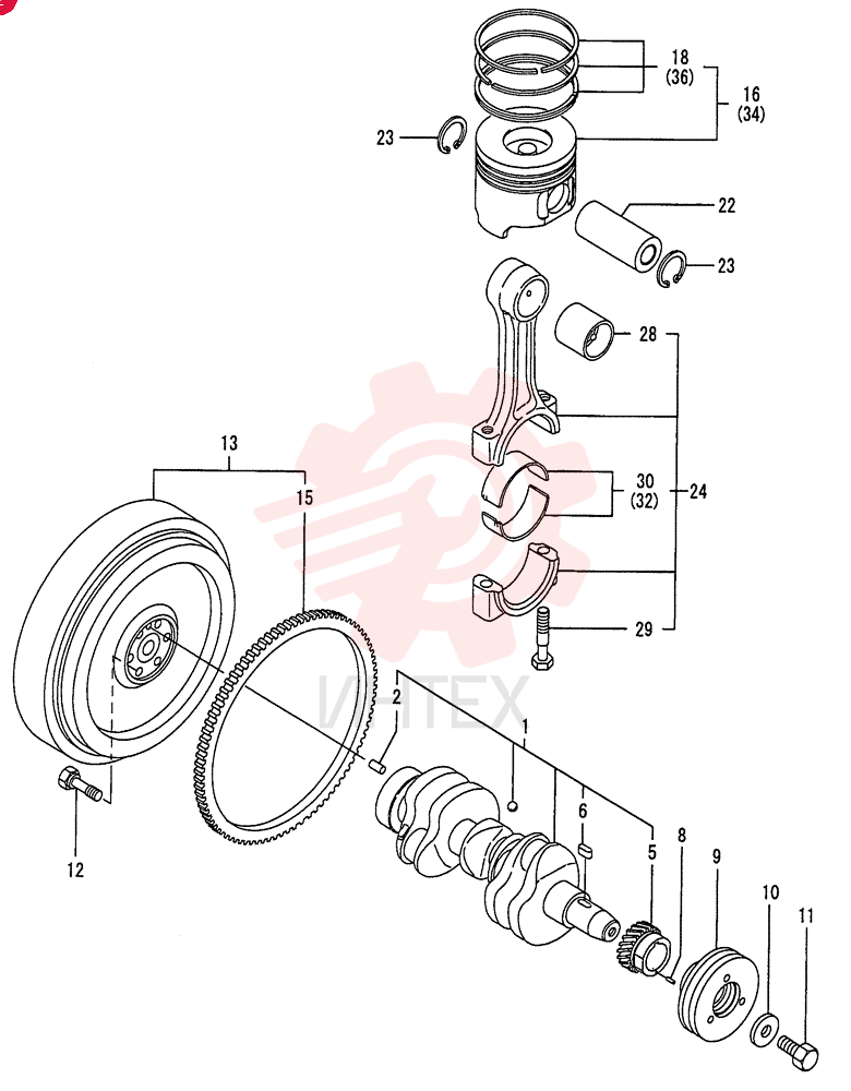 CRANKSHAFT VV11980221001