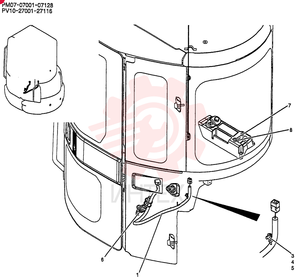 HARNESS ASSY, CAB PW14E00001F1