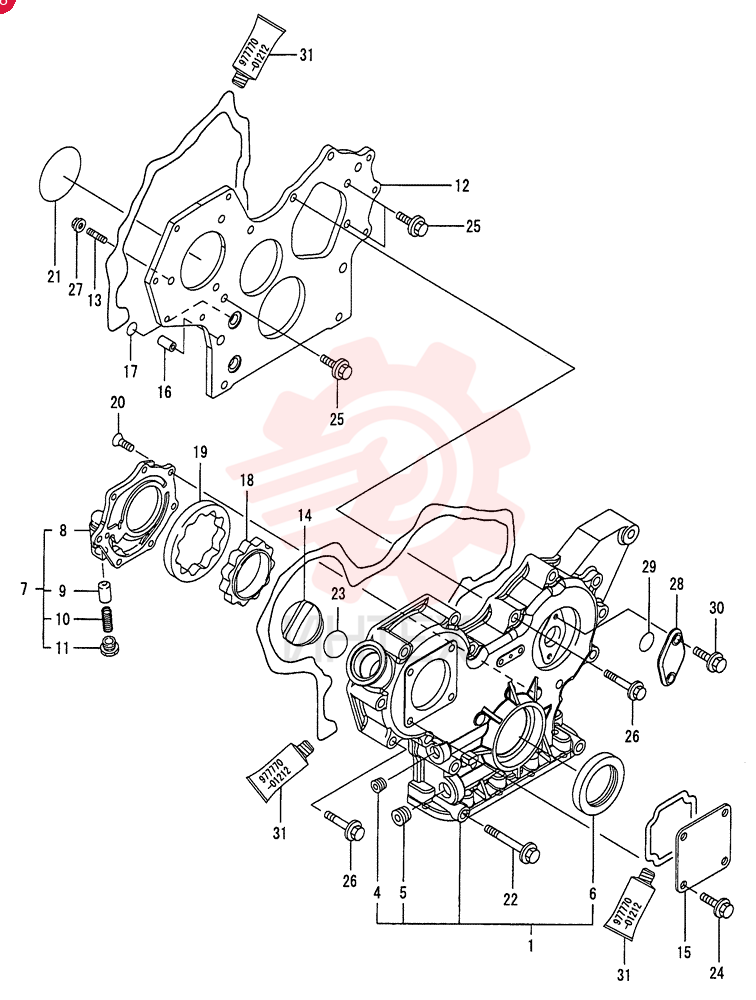 HOUSING ASSY. VV71980201500