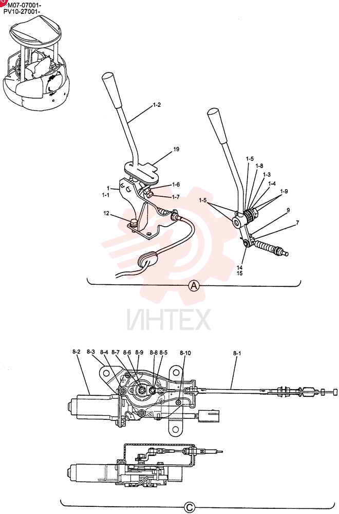 LEVER ASSY. PW51M00010F1