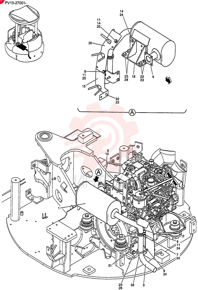 MUFFLER ASSY PV12P00003F1