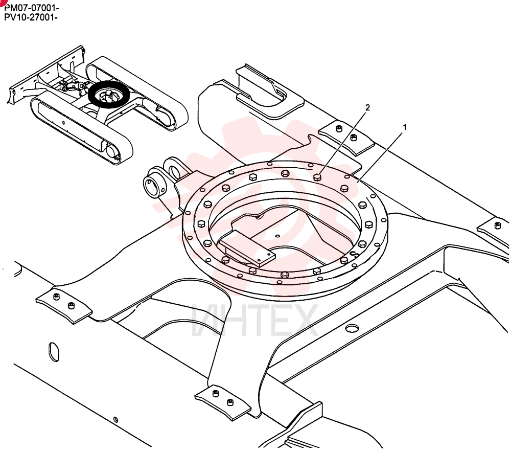 RING ASSY, SLEWING PM40F00013F1