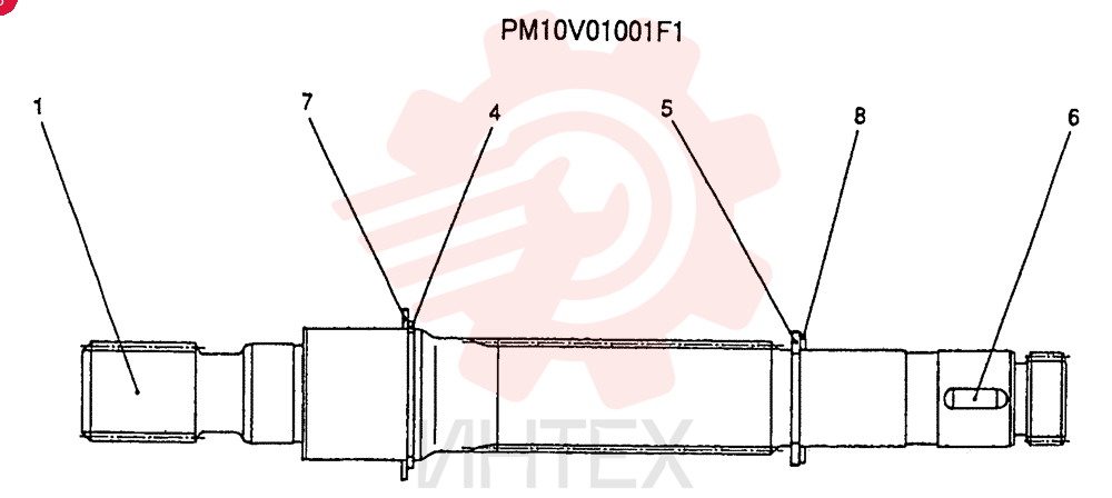 SHAFT ASSY. PM10V01001F1