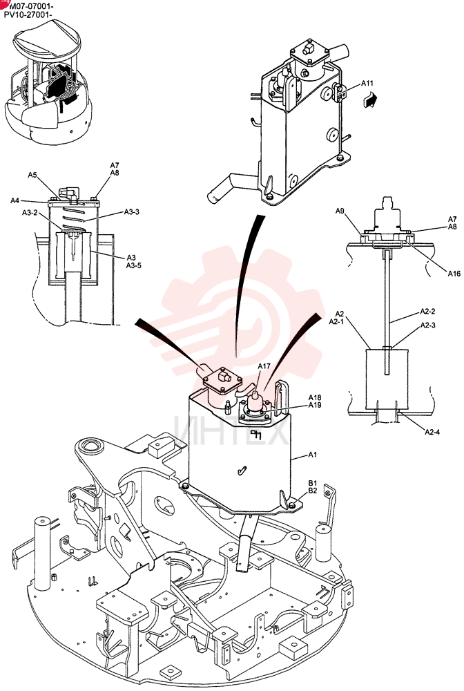 TANK ASSY, HYD (NIBBLER & BREAKER) PM33H00032F1