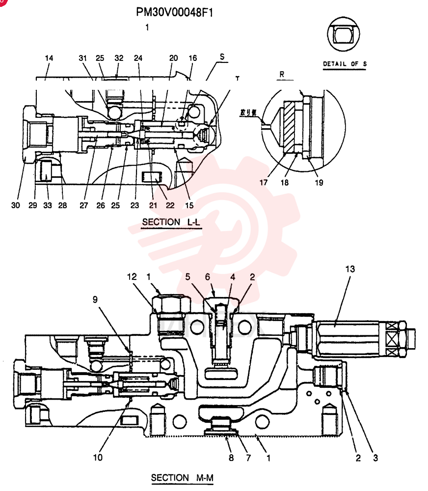 VALVE SECTION PM30V00048F1