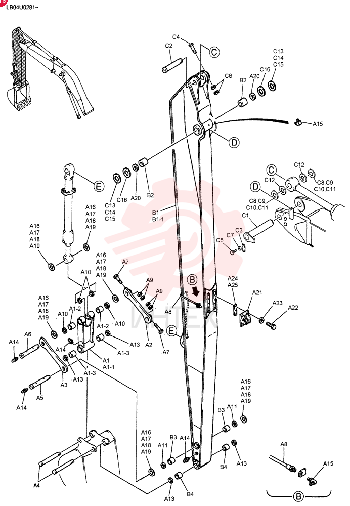 ARM GROUP (LR) (JEWELL) Replaced by LB12BU0018F1