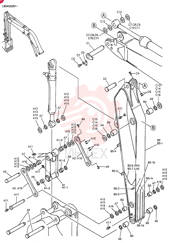 ARM GROUP (STD) Replaced by LB12B00018F3