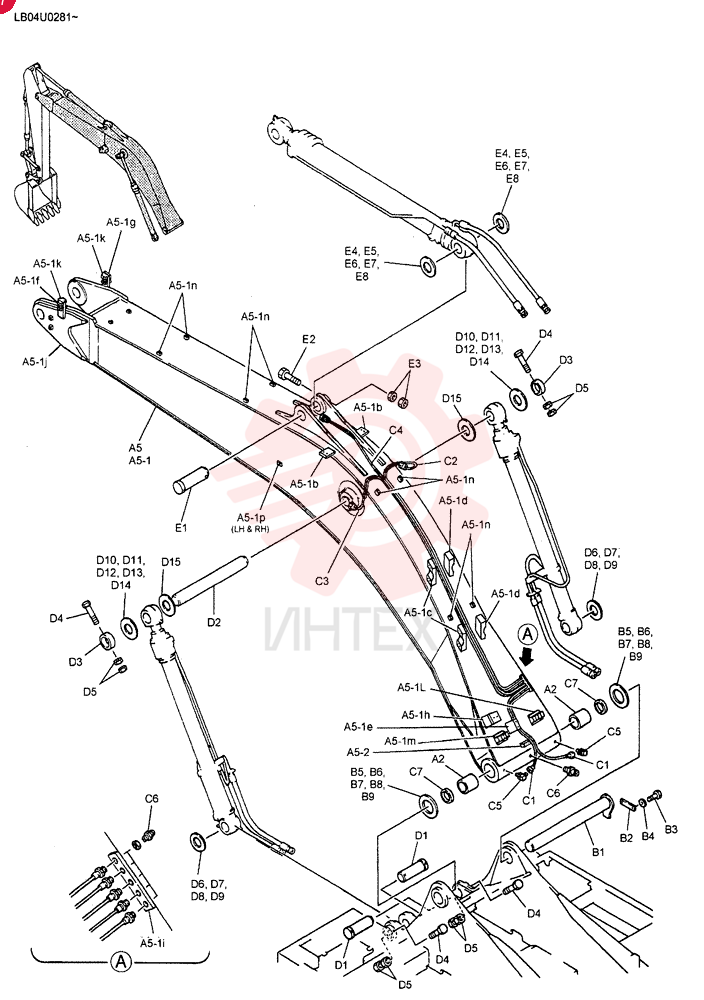BOOM ASSY LB02B00010F4