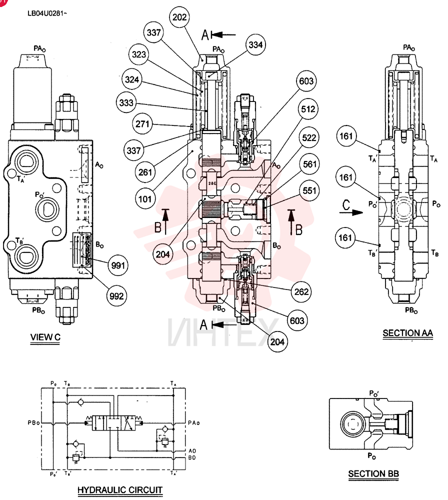 CONTROL VALVE YN30V00084F1
