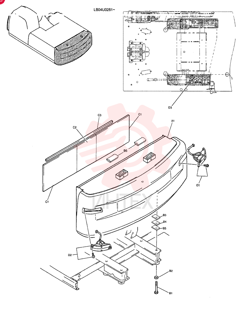 COUNTERWEIGHT LB60C00010D1