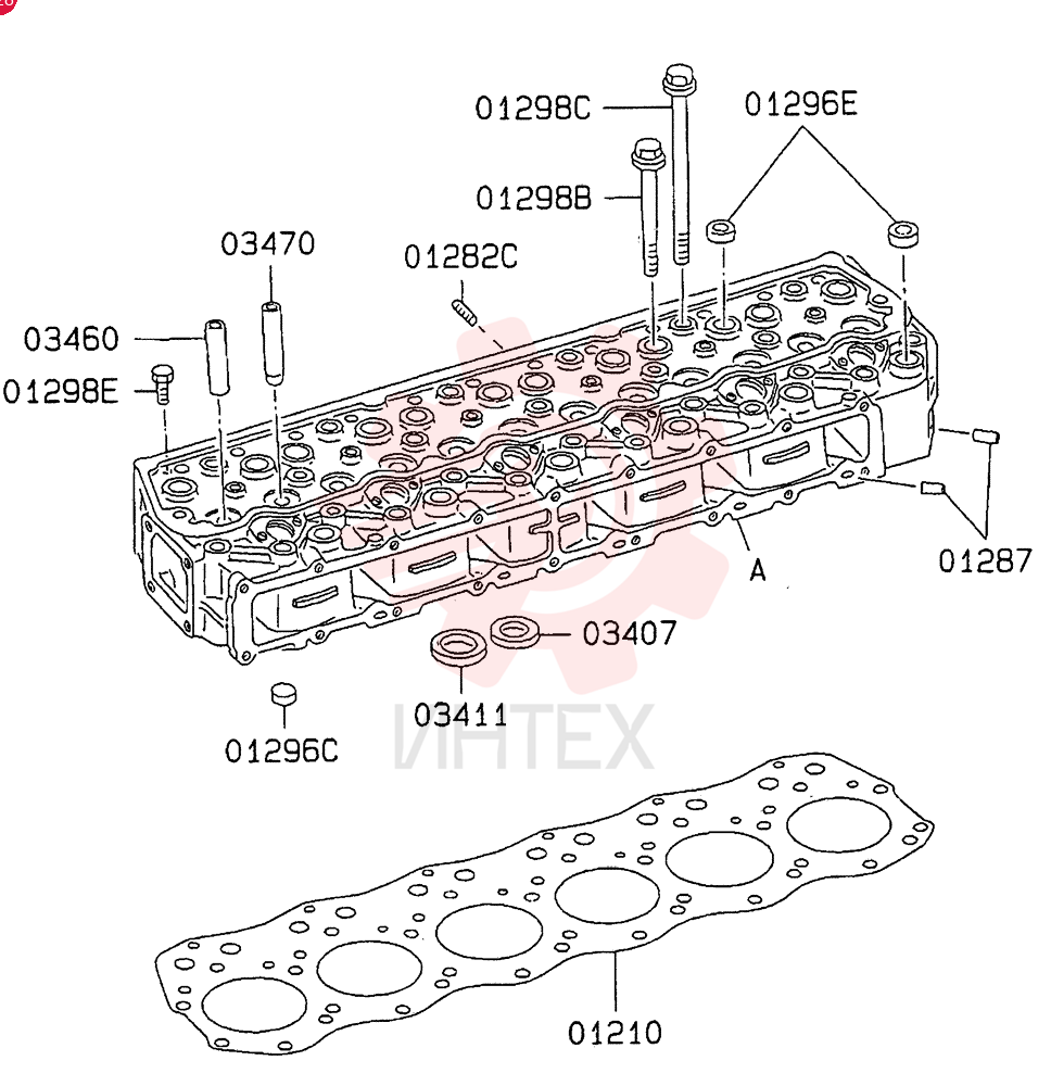 CYLINDER HEAD GASKET VAME078707