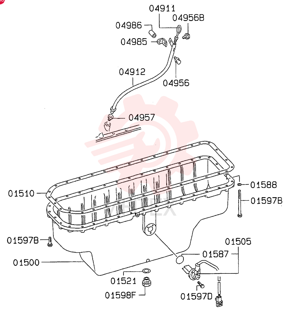 ENGINE OIL PAN VAME078735