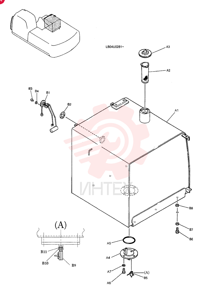 FUEL TANK LB20P00005P1