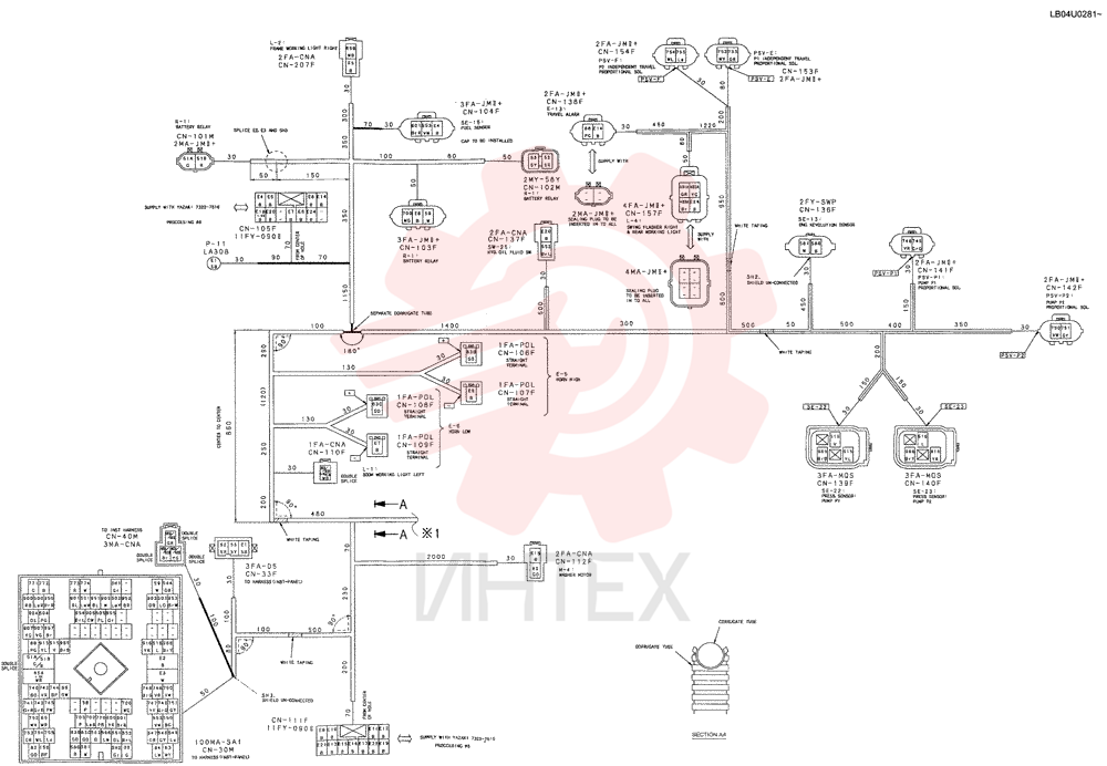 HARNESS ASSY, UPPER (LB13E00005F1)