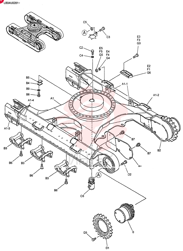 HYDRAULIC MOTOR LB15V00002F1 (4)