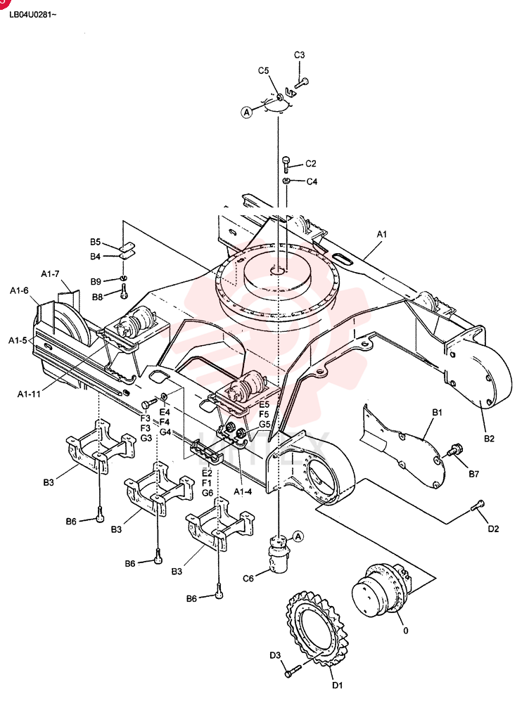 HYDRAULIC MOTOR LB15V00002F1 (5)