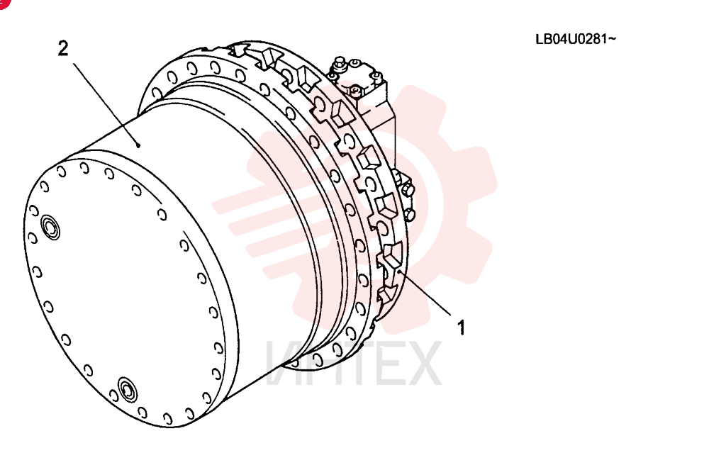 HYDRAULIC MOTOR LB15V00002F1 (1)