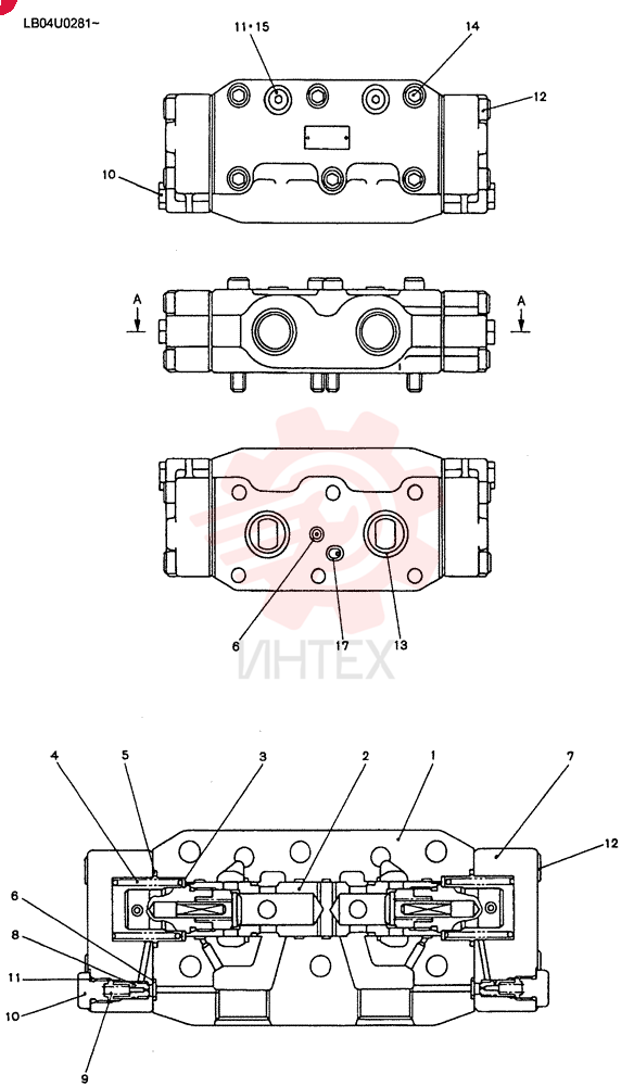 HYDRAULIC VALVE LC23V00001F1