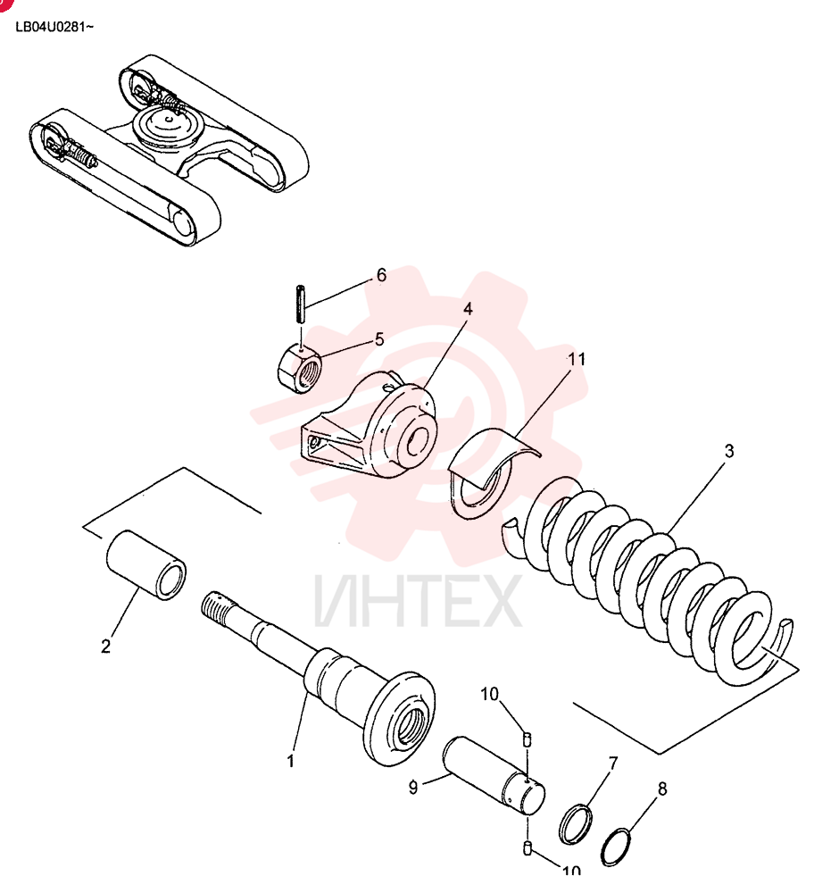 IDLER LB54D00002F1