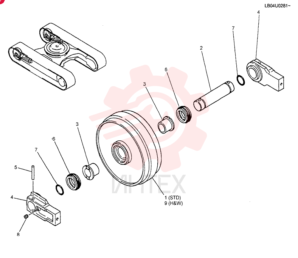 IDLER LB52D00002F1