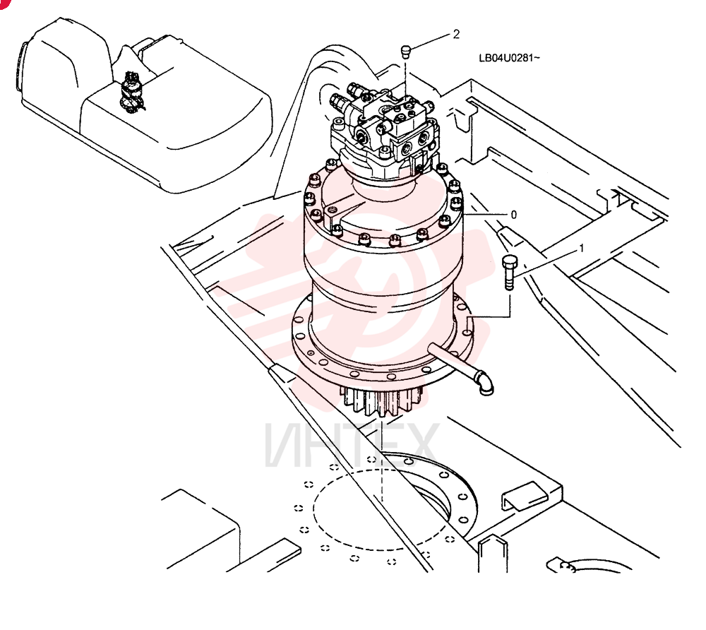 MOTOR, SWING(Replaced by LB15V00008F2),SEE 01-019