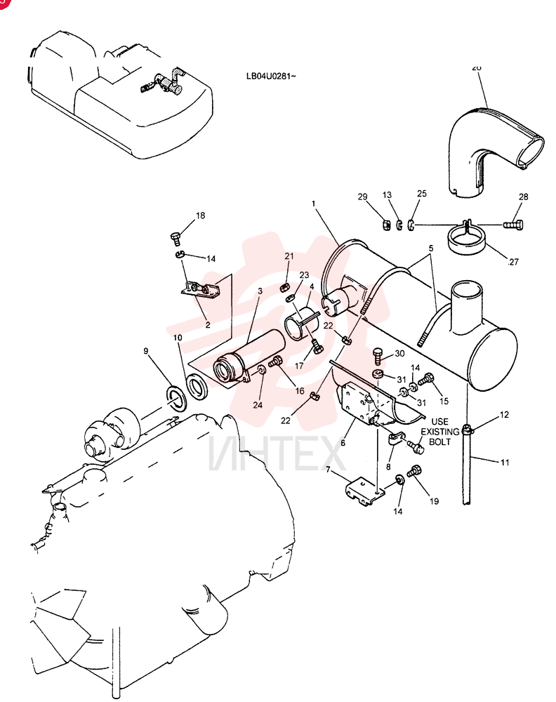 MUFFLER LC12P00006P1