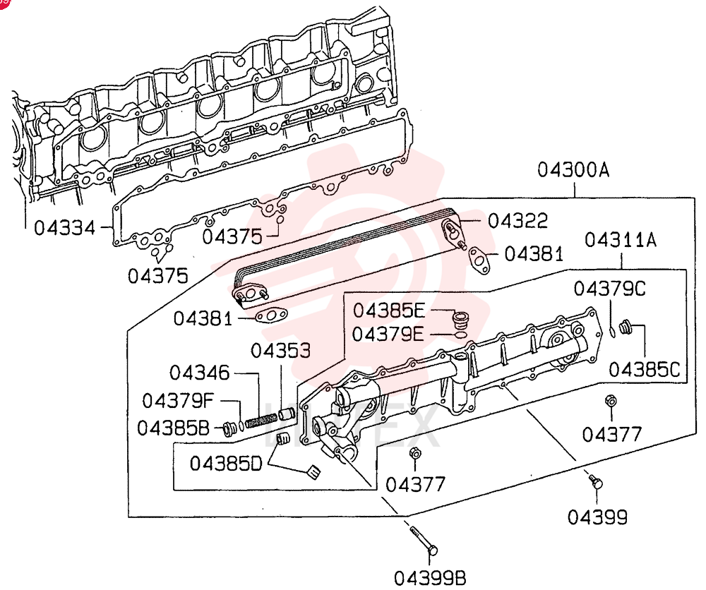 OIL COOLER VAME074430