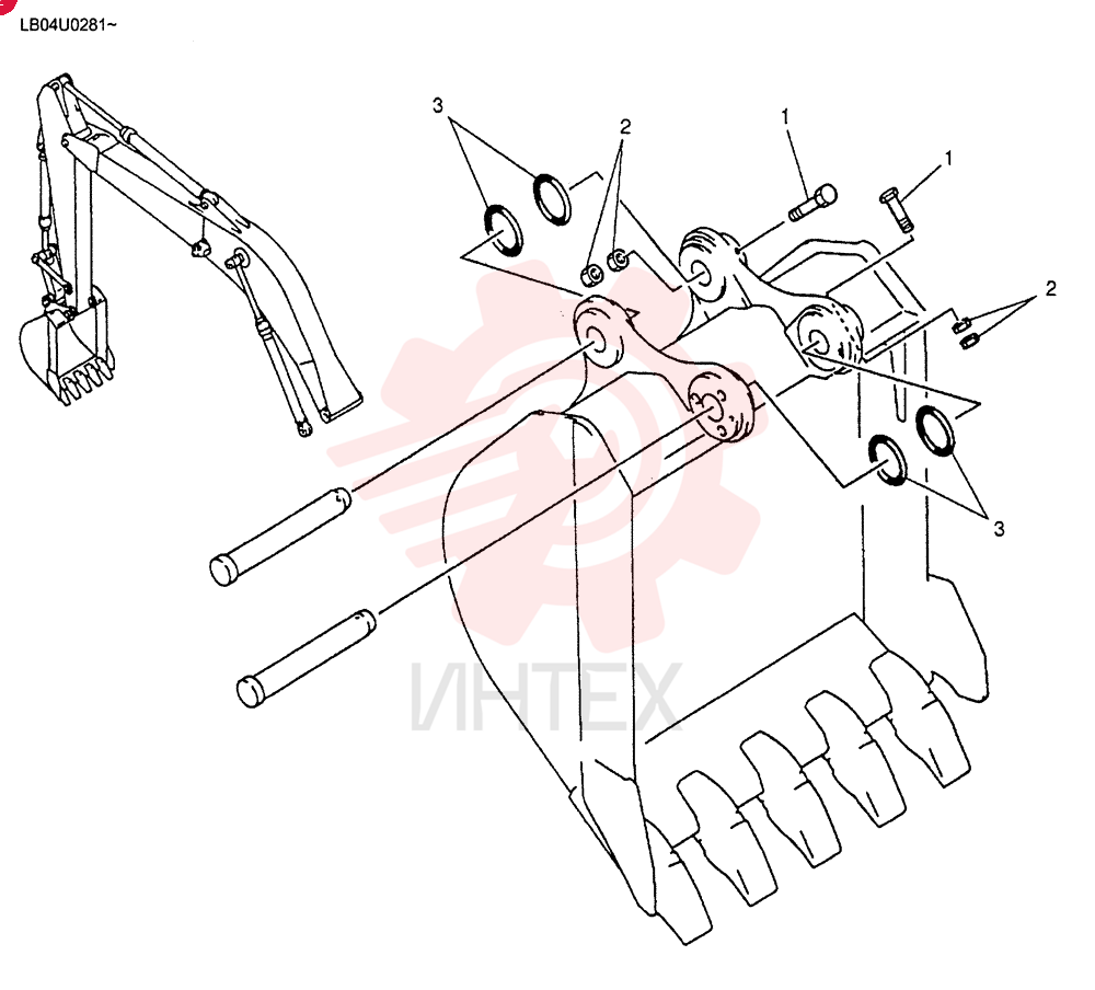 Схема (SK290LC-6E) - DYNAMIC ACERA EXCAVATOR ASN LB04U02801 (11/02-12/07) LC61B00004F1