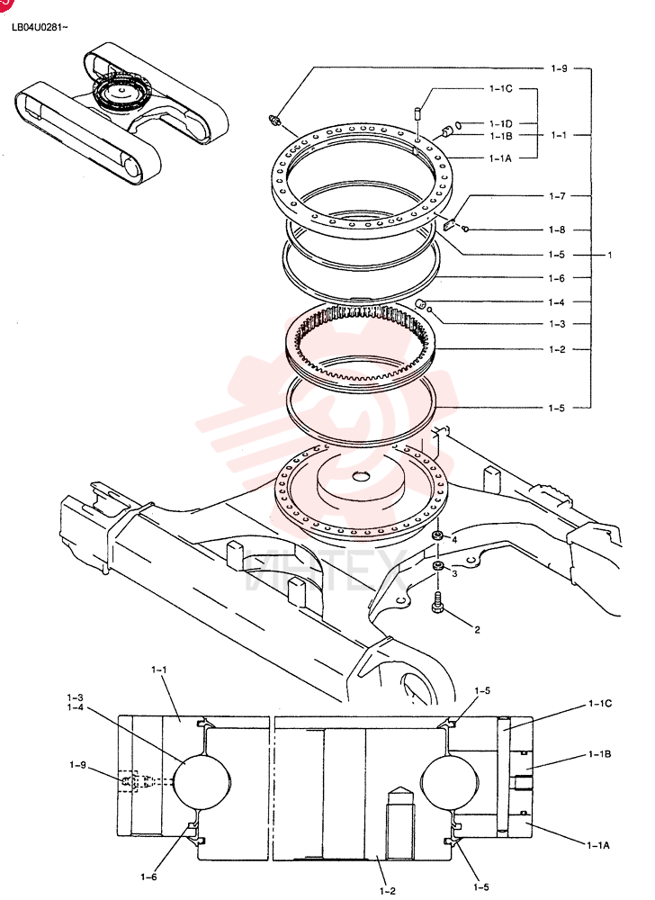 SLEWING RING LC40F00012F1