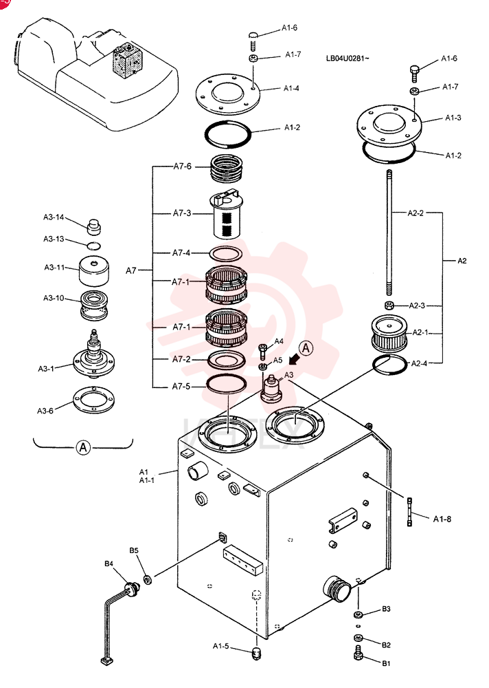 TANK ASSY, HYD LB33H00008F2