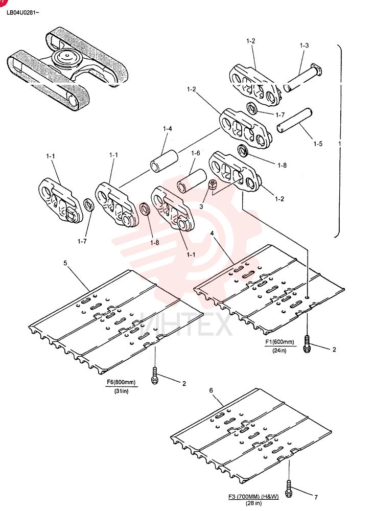 TRACK ASSY LB62D00001F1