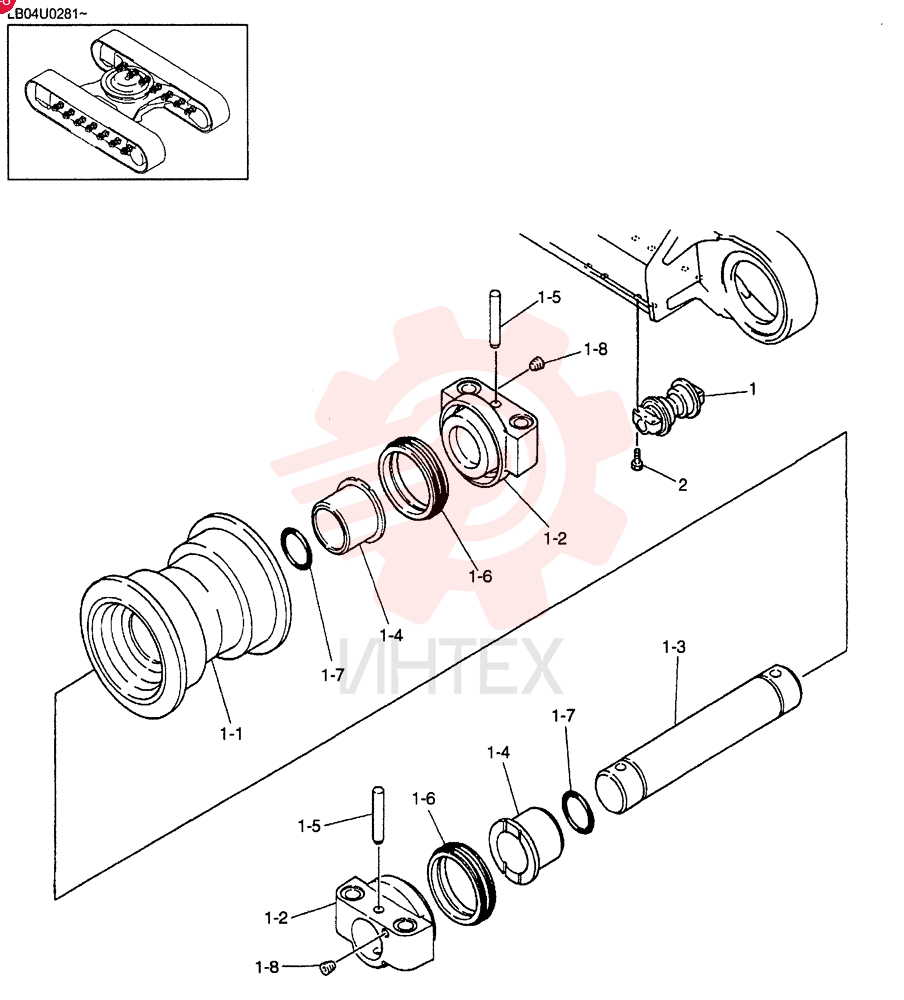TRACK ROLLER LC64D00004F2
