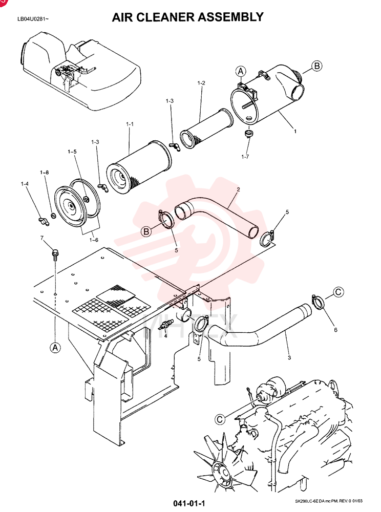 AIR CLEANER LB11P00001F1