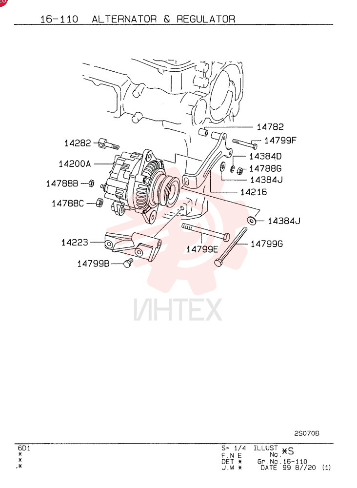 ALTERNATOR VAME049321