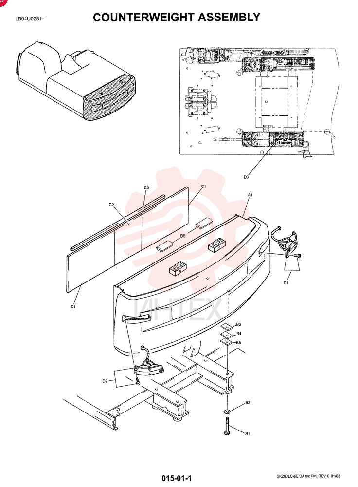 COUNTERWEIGHT LB60C00010D1