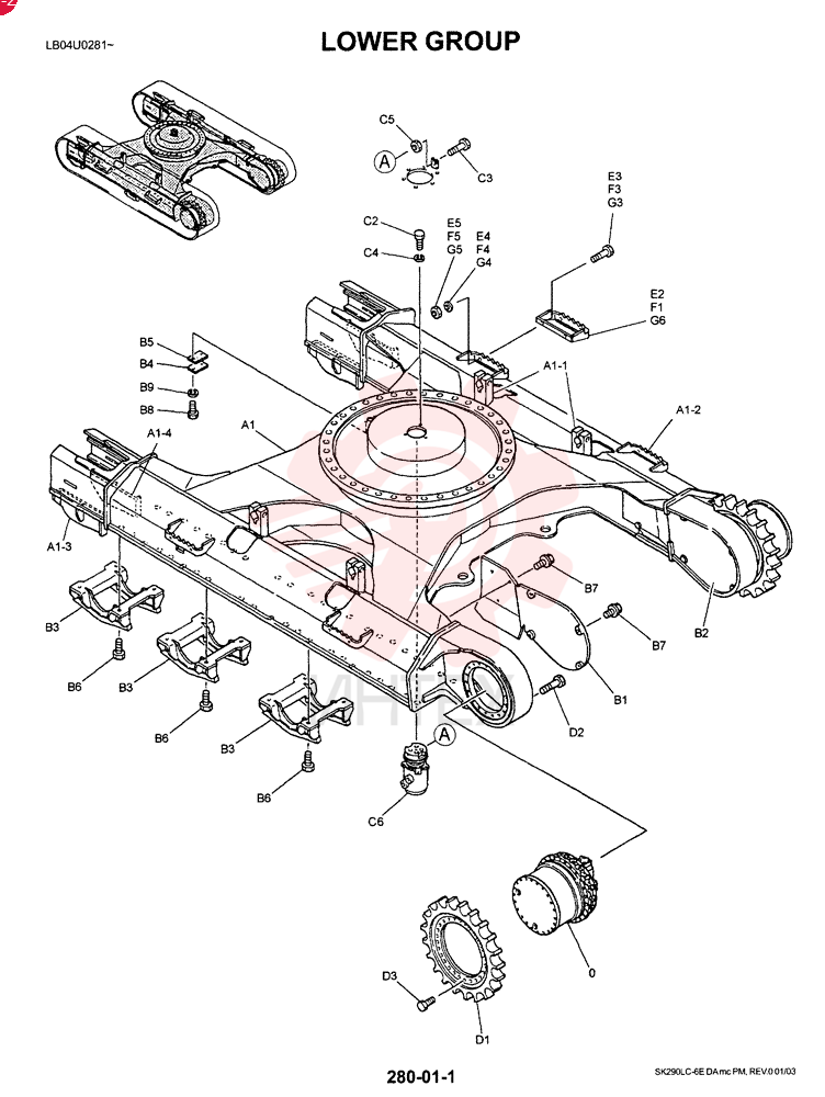 HYDRAULIC MOTOR LB15V00002F1 (2)