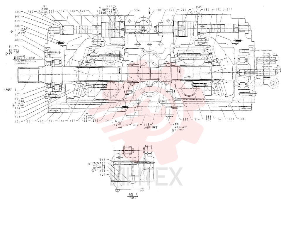 HYDRAULIC PUMP LB10V00008F3