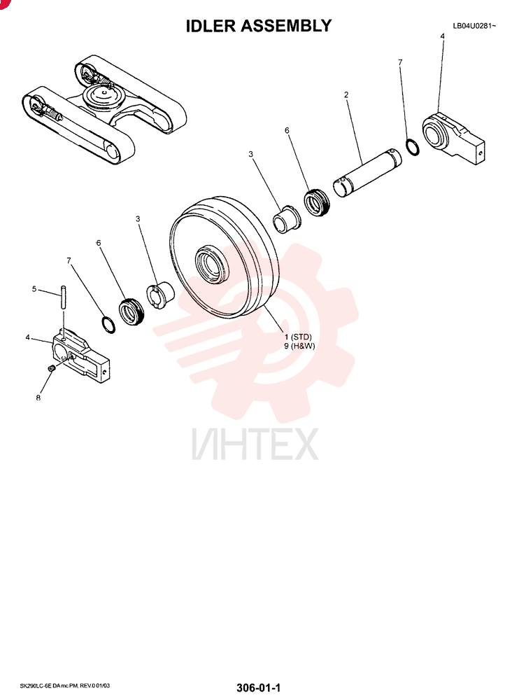 IDLER LB52D00002F1