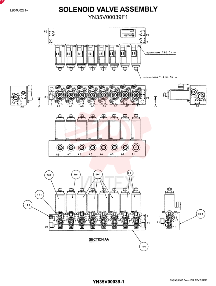 SOLENOID VALVE YN35V00039F1
