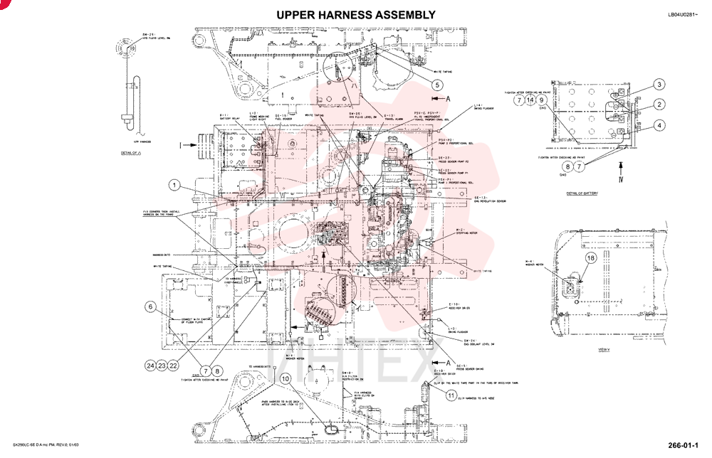 WIRE HARNESS LB13E01022P2