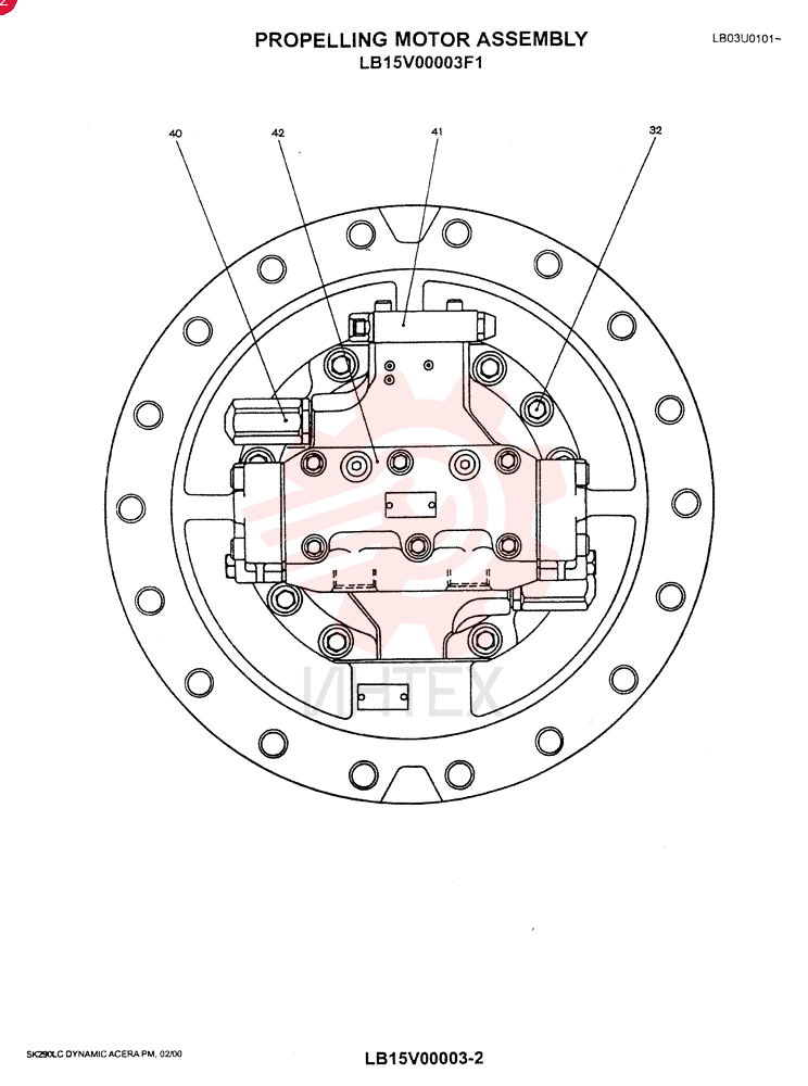 HYDRAULIC MOTOR LB15V00003F1 (1)