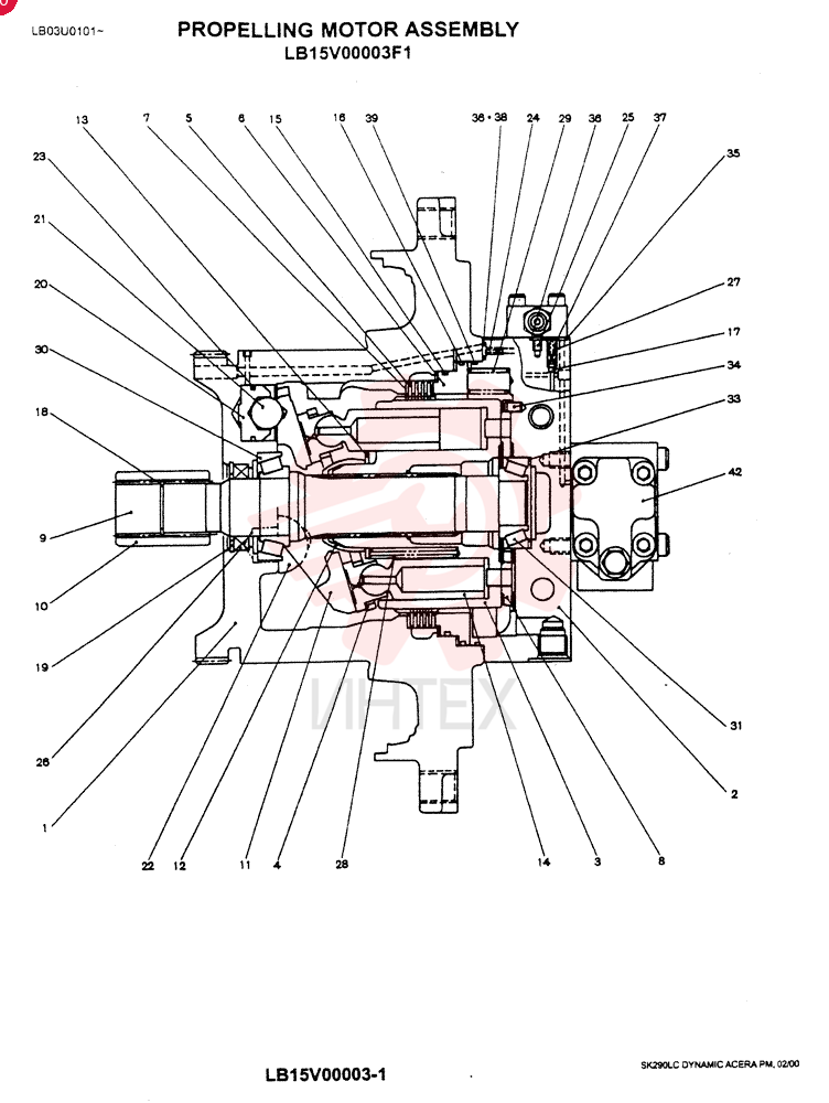 HYDRAULIC MOTOR LB15V00003F1 (2)