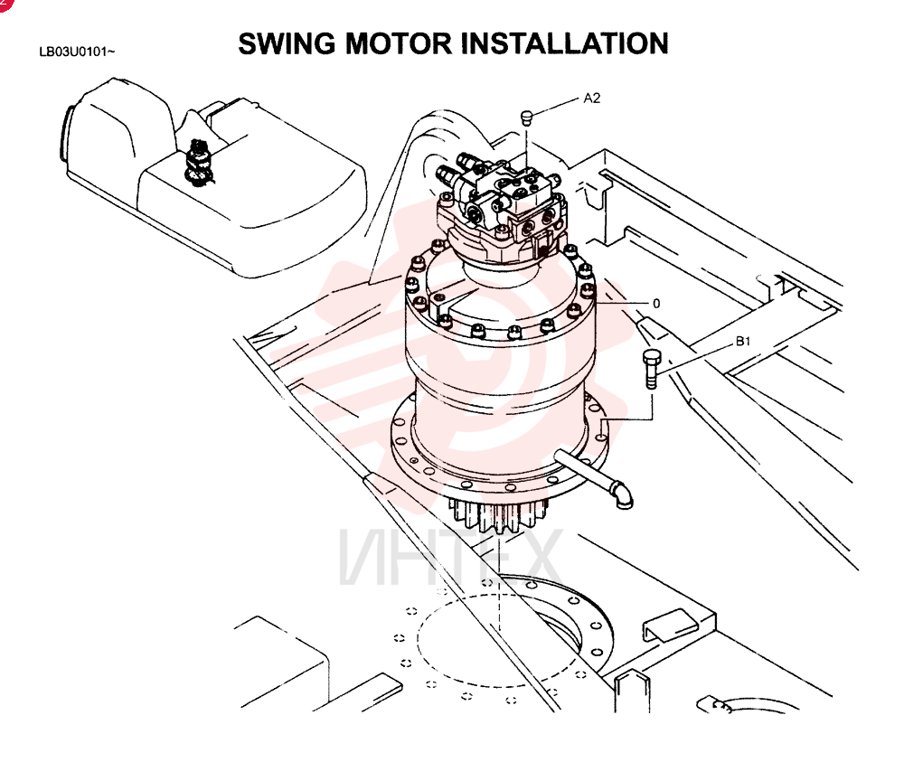 HYDRAULIC MOTOR LB15V00007F1 (2)
