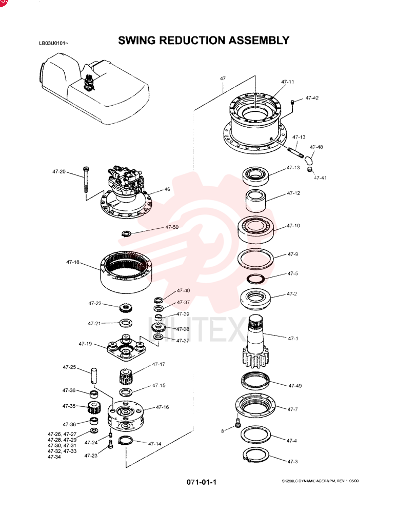 HYDRAULIC MOTOR LB15V00007F1 (3)