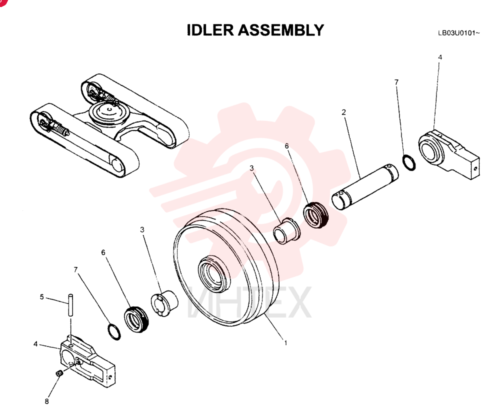 IDLER LB52D00002F1 (2)