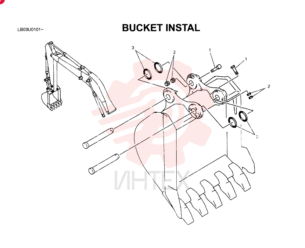 Схема (SK290LC) - DYNAMIC ACERA EXCAVATOR ASN LB03U0101 (1/00-12/02) LC61B00004F1