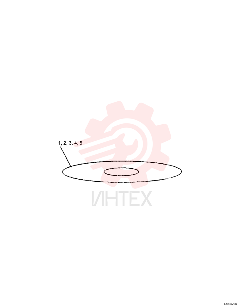 SHIM,130mm OD x 72mm ID x 1.2mm Thk