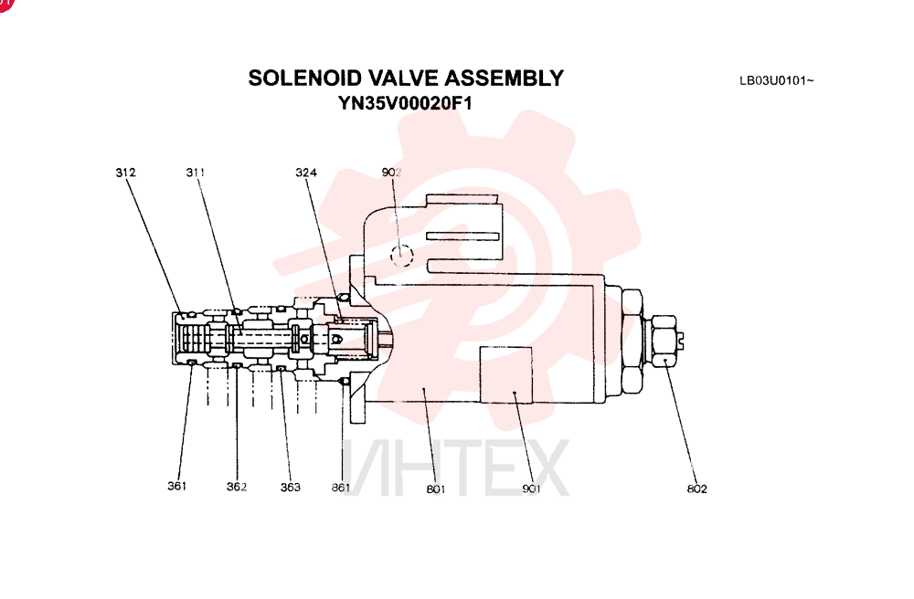 SOLENOID VALVE YN35V00020F1