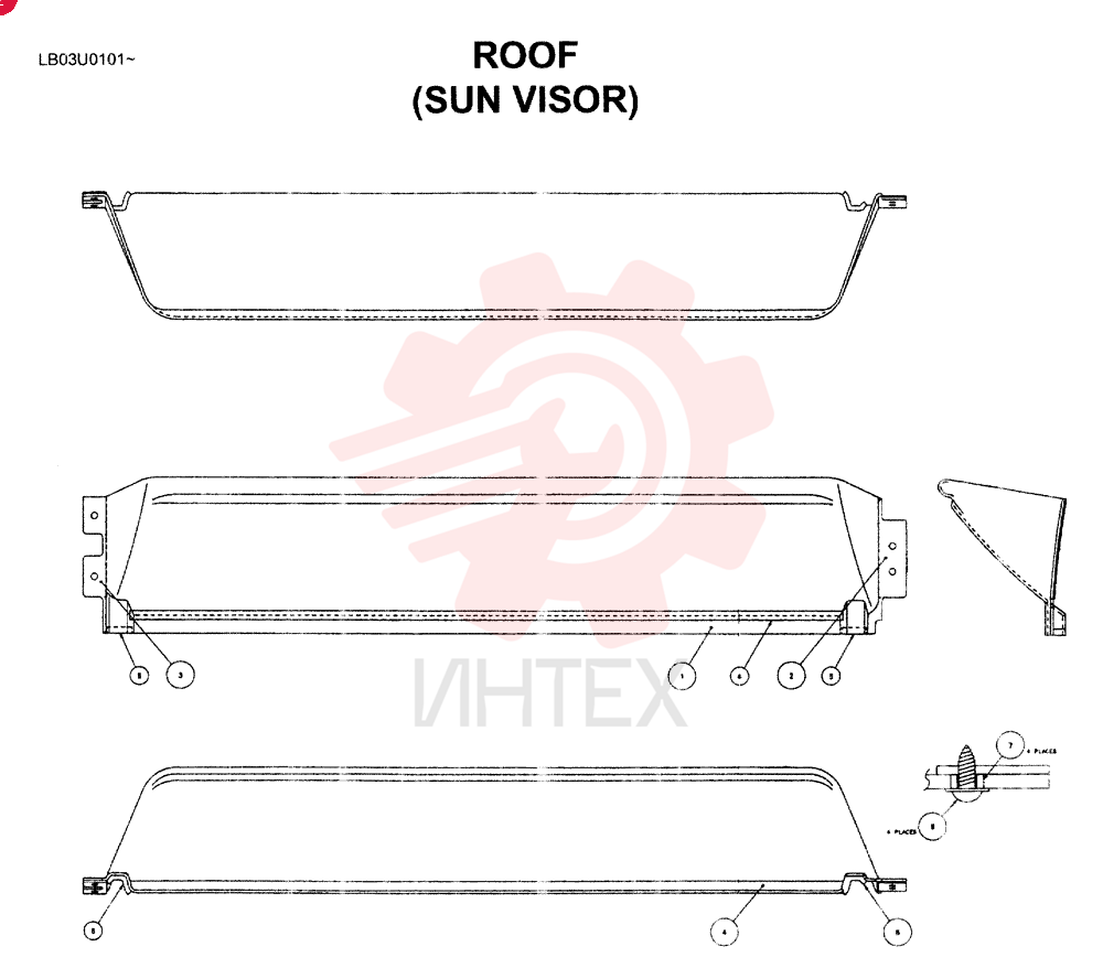 SUN VISOR YN55C00004F1 (2)